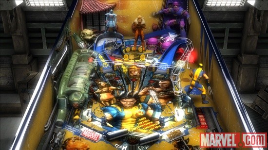 Marvel Pinball Wolverine Table Screenshot