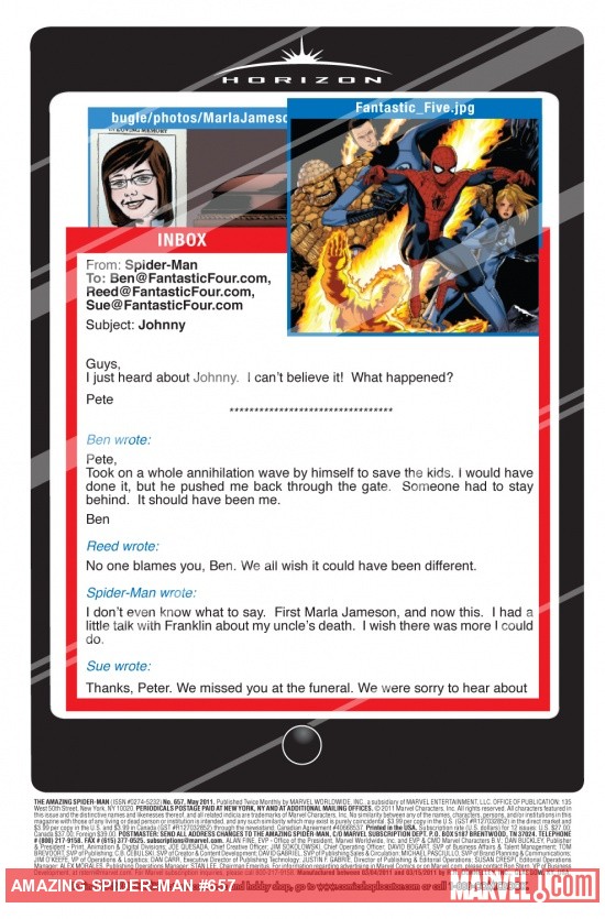 Amazing Spider-Man #657 preview art by Marcos Martin & Humberto Ramos