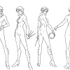 Character Concept Art from 'Wolverine' Anime