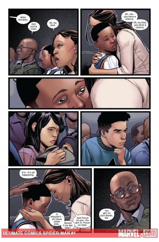 Ultimate Comics Spider-Man (2011) #1 preview page by Sara Pichelli