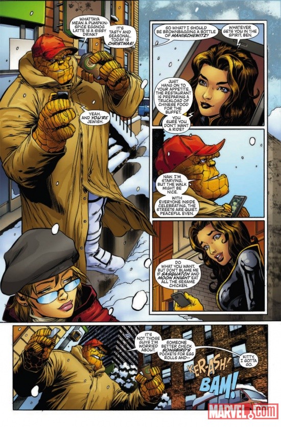 Marvel Holiday Special 2012 art by Paco Diaz