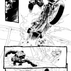 Venom (2011) #16 inked preview art by Lan Medina