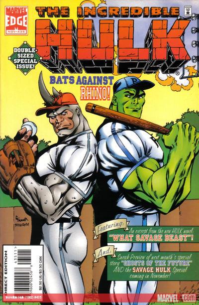 Hulk & Rhino play baseball in 1995
