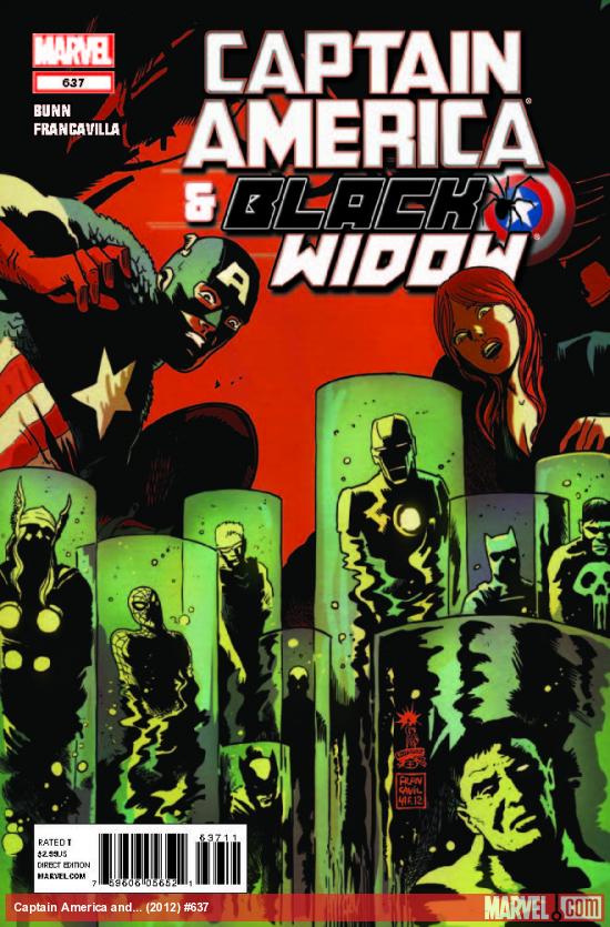 CAPTAIN AMERICA AND BLACK WIDOW 637