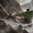 Marvel's The Avengers concept art featuring the Hulk by Charlie Wen