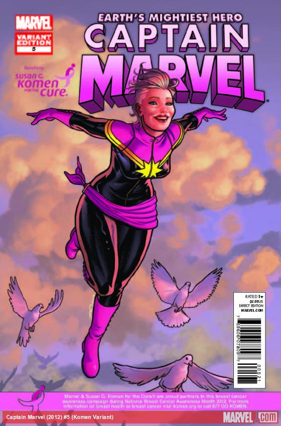 Captain Marvel (2012) #5 (Komen Variant)