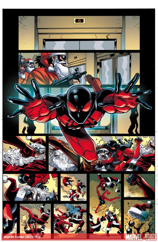 Scarlet Spider #12 preview art by Reilly Brown