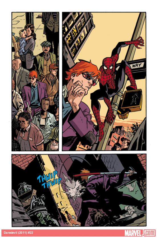 Daredevil (2011) #22 preview art by Chris Samnee