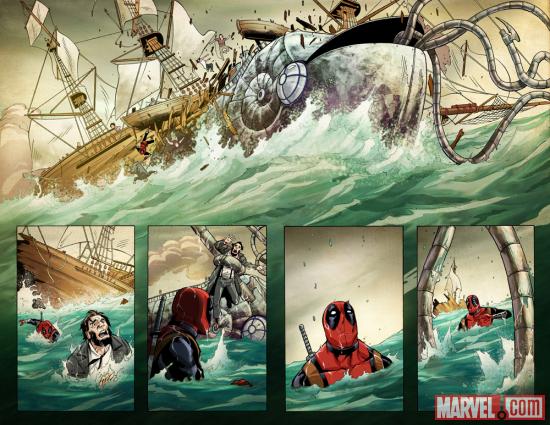 Deadpool Killustrated #2 preview art by Matteo Lolli