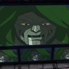 Doctor Doom appears on screen