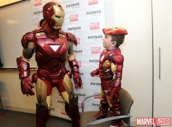 Marvel/Phonak event (photo by Diane Bondareff)