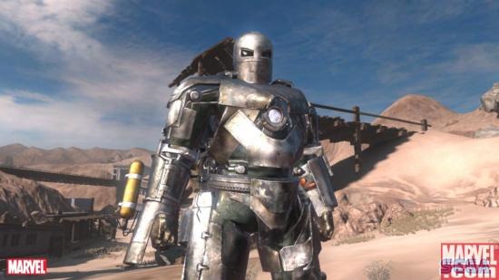 Iron Man Mark I armor, out for a stroll