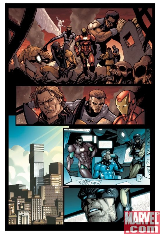 Avengers: The Initiative #8 Interior Art