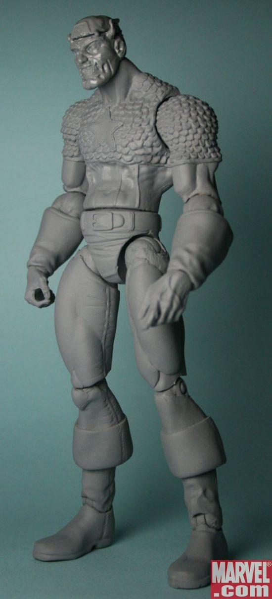 DST Marvel Zombies Col. America sculpt.