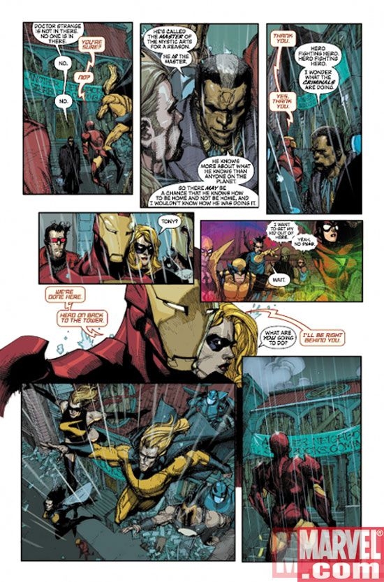 New Avengers #30 interior art