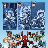 SPIDER-HAM 25TH ANNIVERSARY preview art by Jacob Chabot 3