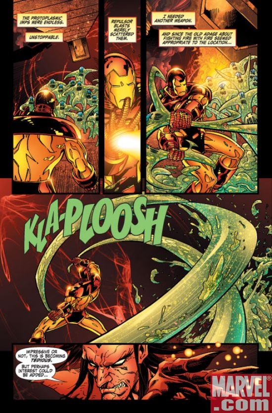 IRON MAN: LEGACY OF DOOM #2 preview art by Ron Lim