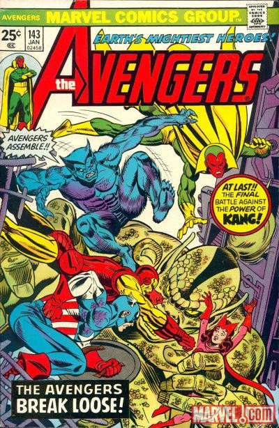 AVENGERS #143 cover
