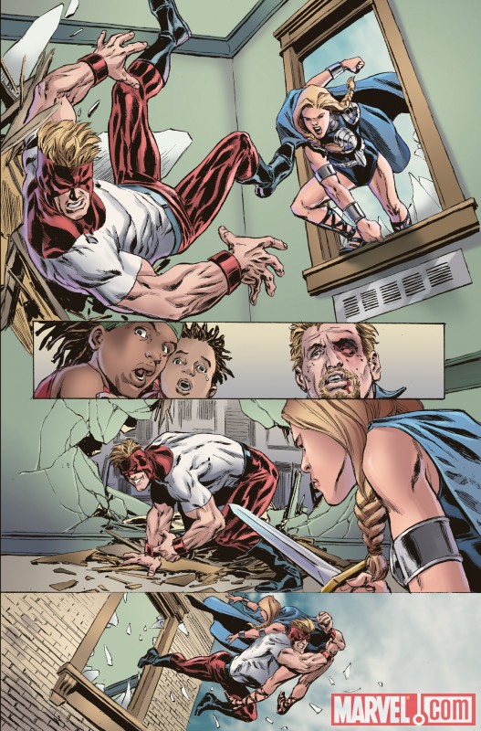 VALKYRIE #1 preview art by Phil Winslade 4