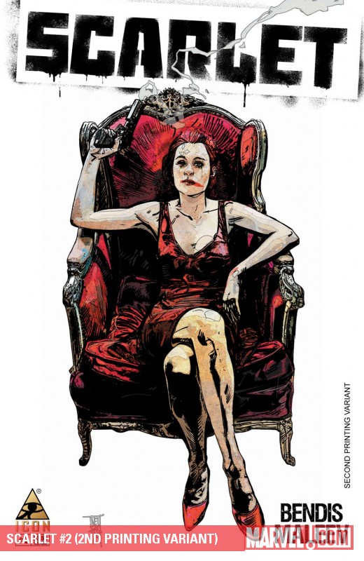 Scarlet (2010) #2 (2ND PRINTING VARIANT)