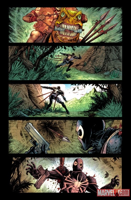 Venom #2 preview art by Tony Moore