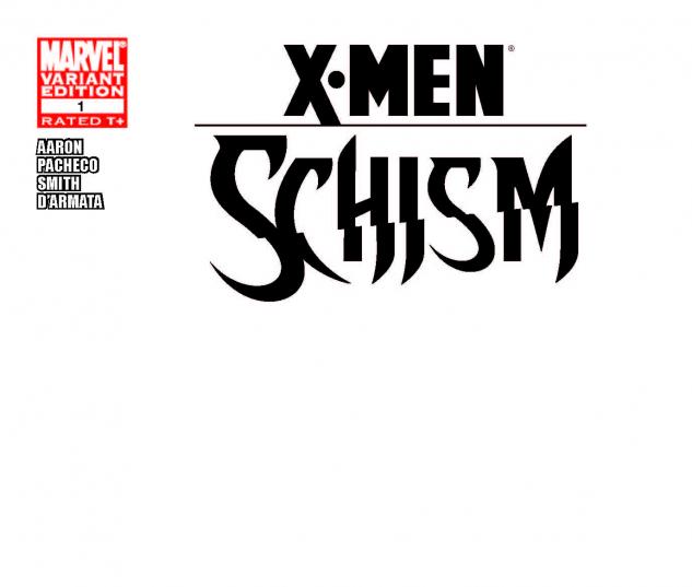 X-Schism #1, Blank Cover Variant