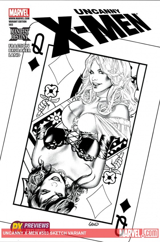 Uncanny X-Men (1981) #503 (Sketch Variant)