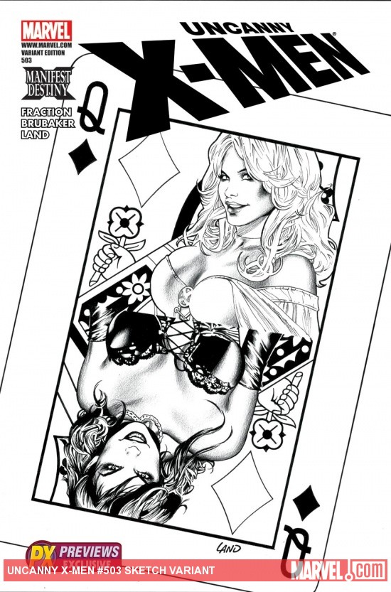 Uncanny X-Men (1963) #503, Sketch Variant