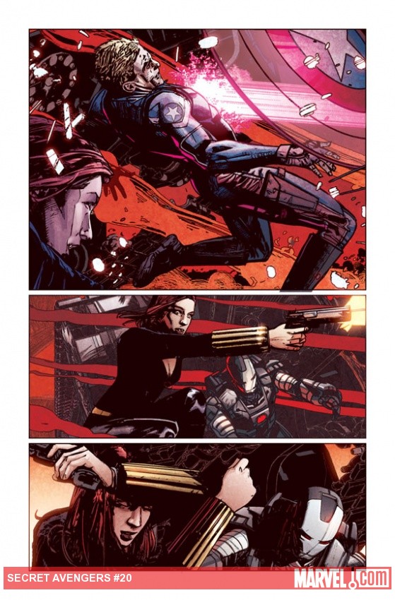Secret Avengers #20 preview art by Alex Maleev