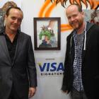 Clark Gregg (Agent Phil Coulson) and Director Joss Whedon at Gallery1988 in Los Angeles