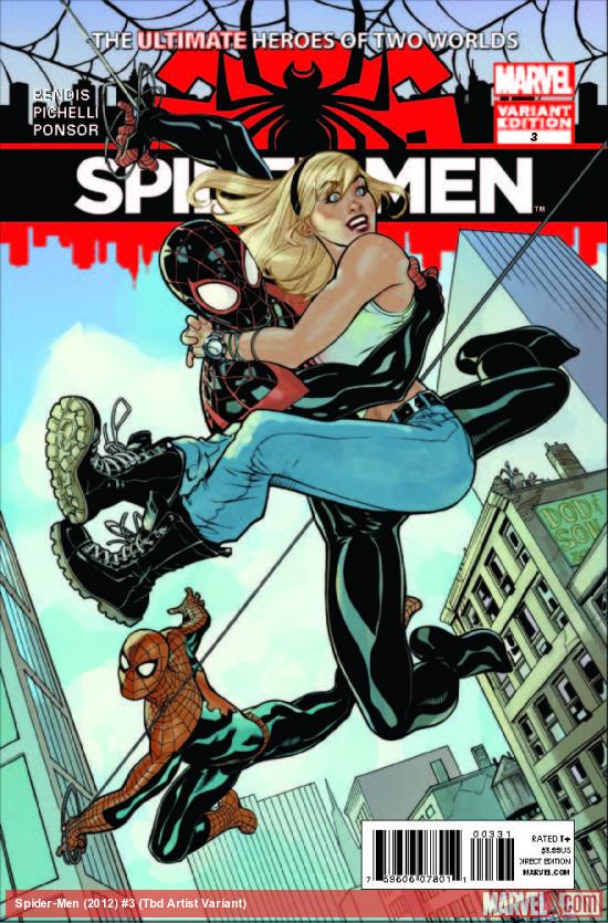 SPIDER-MEN 3 DODSON VARIANT (1 FOR 30, WITH DIGITAL CODE)