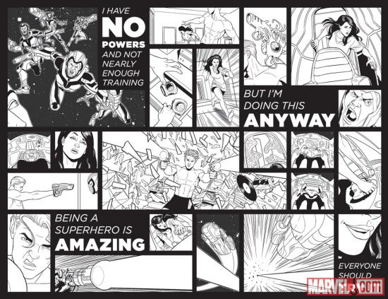 Young Avengers teaser art by Jamie McKelvie