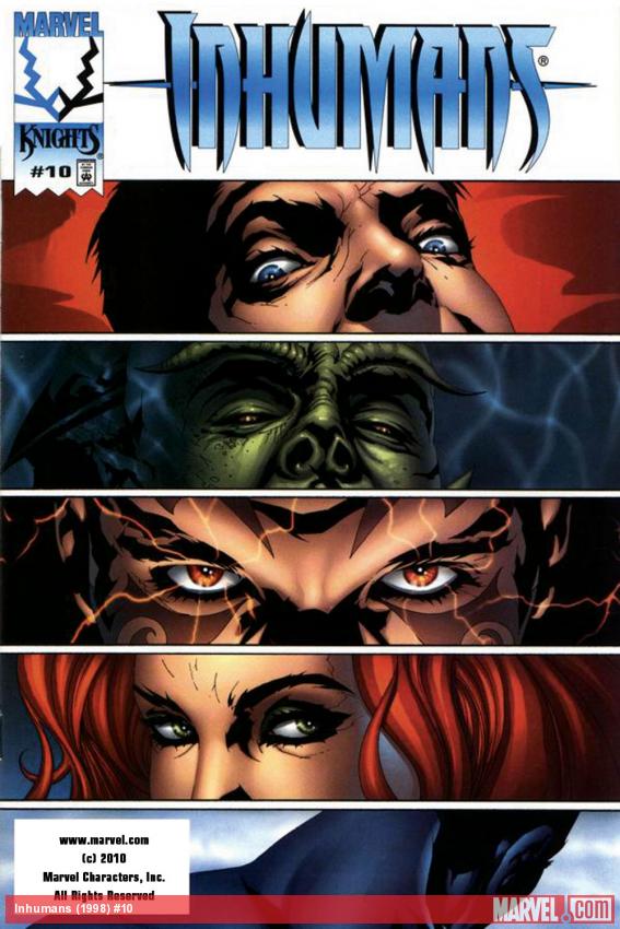 Inhumans (1998) #10 Cover