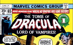 Tomb of Dracula (1972) #65 Cover