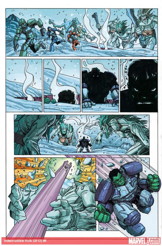 Indestructible Hulk #6 preview art by Walt Simonson