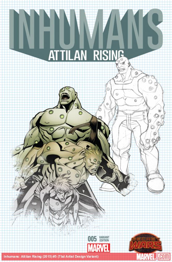 Inhumans: Attilan Rising (2015) #5 (Johnson Design Variant)