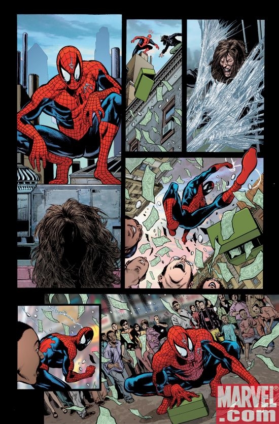 AMAZING SPIDER-MAN #552 Interior Art