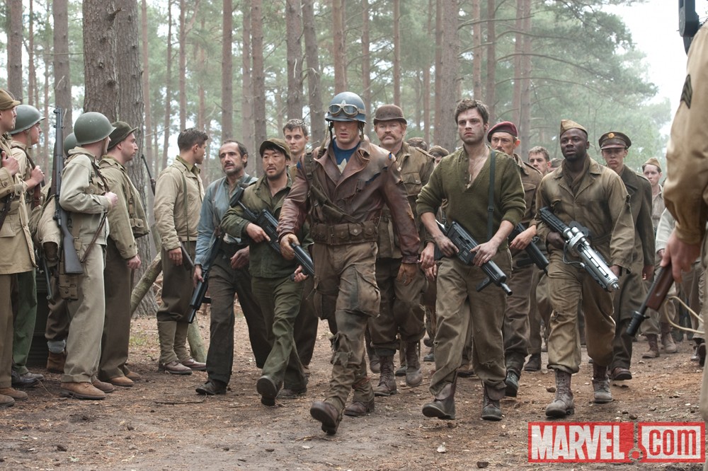 A screenshot from Captain America: The First Avenger