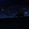 A battle scene from the Wolverine anime