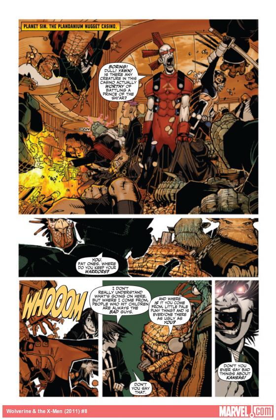 Wolverine & The X-Men #8 art by Chris Bachalo