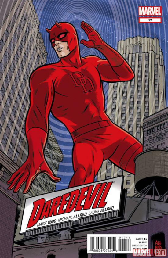Daredevil #17 cover art preview by Michael Allred