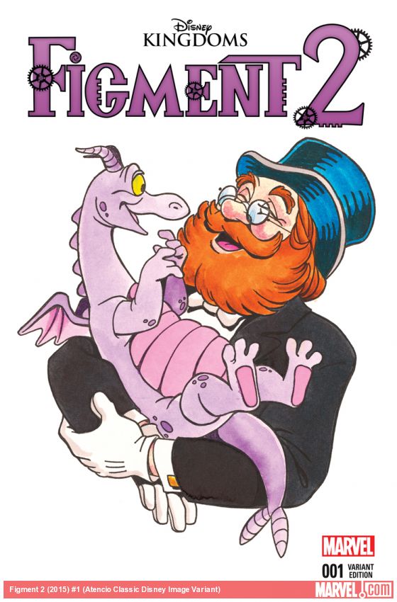 Figment 2 (2015) #1 (Atencio Classic Disney Image Variant)