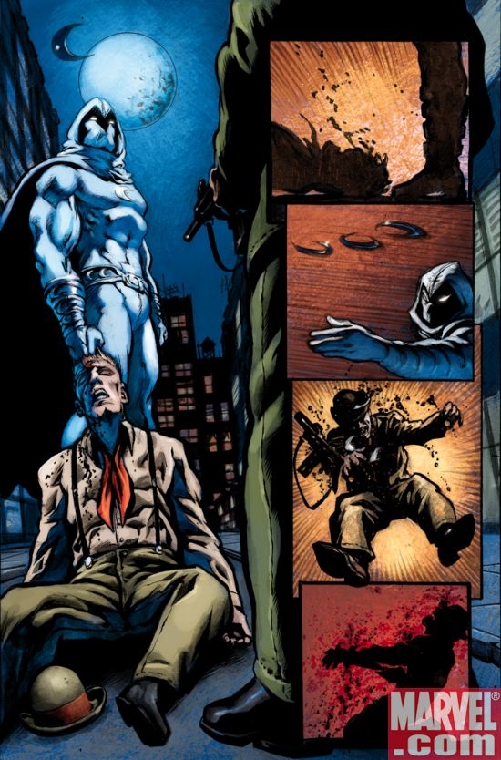 MOON KNIGHT #16 preview art by Mark Texeira