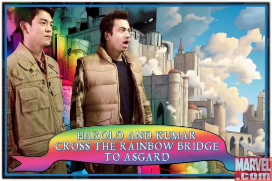 On the Rainbow Bridge to Asgard