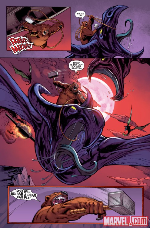 DARKSTAR AND THE WINTER GUARD #3 preview art by Steve Ellis