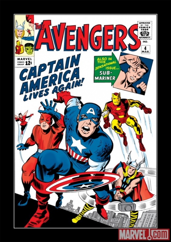 Image Featuring Iron Man, Thor, Wasp, Sub-Mariner, Hank Pym, Avengers