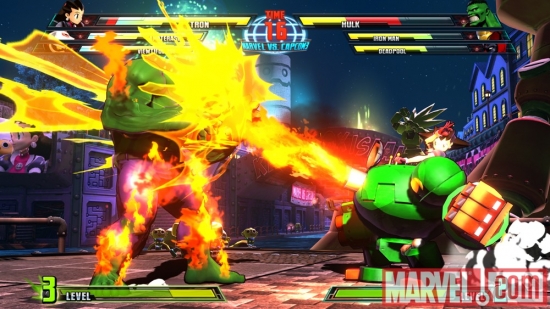 Tron Bonne in Marvel vs. Capcom 3