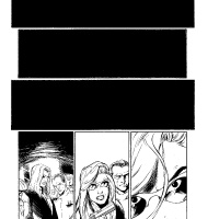 Ultimate Comics Spider-Man #156 black and white art by Mark Bagley