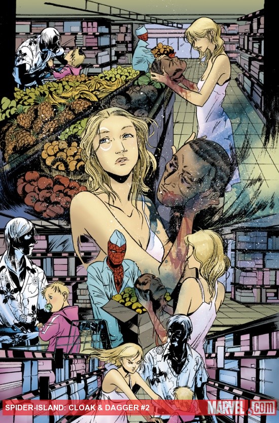 Spider-Island: Cloak & Dagger #2 preview art by Emma Rios