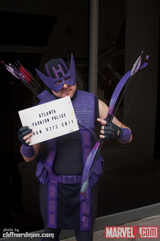 Dragon*Con 2011: Hawkeye Costumer
